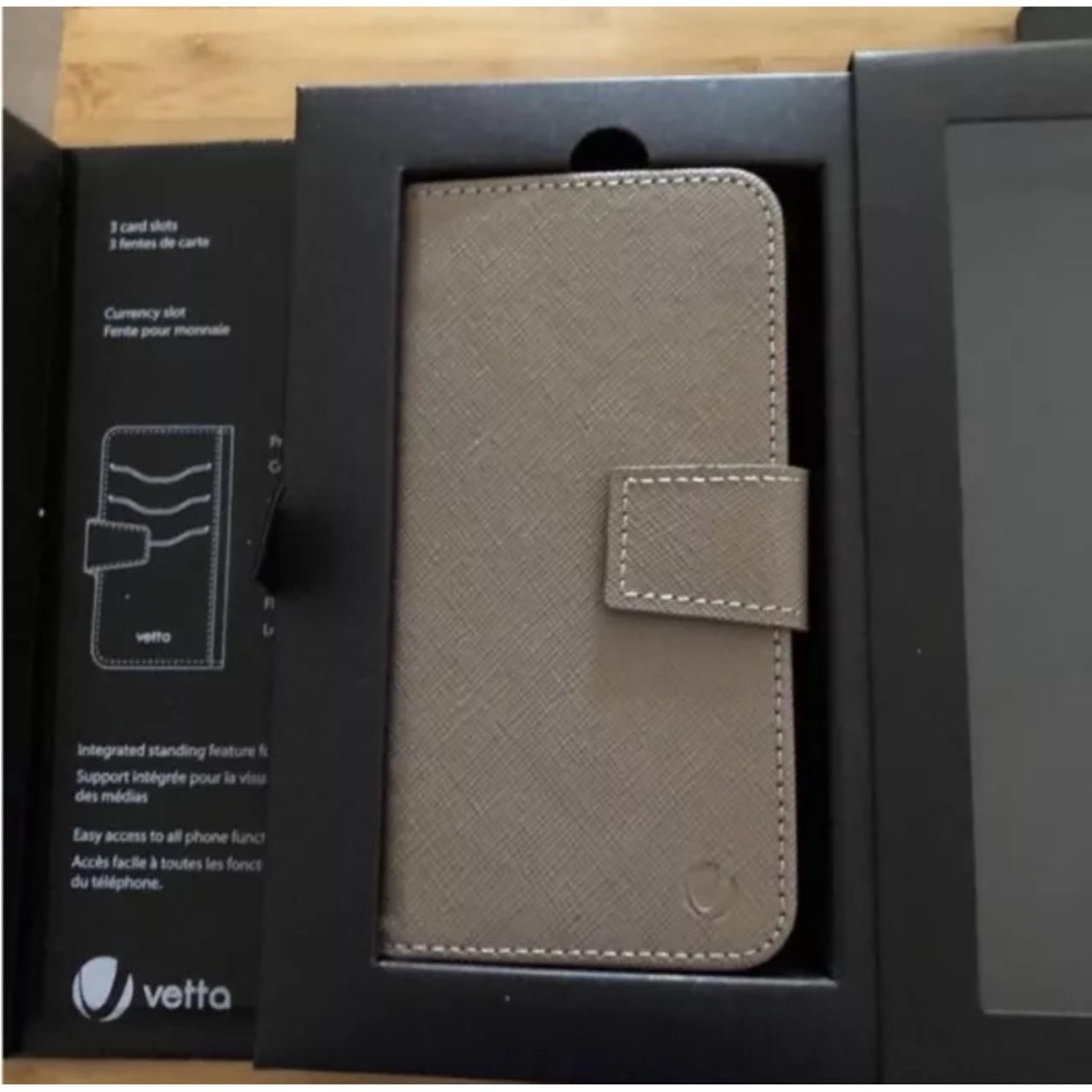 Vetta Taupe Phone Wallet Case iPhone 6 case wallet case folio